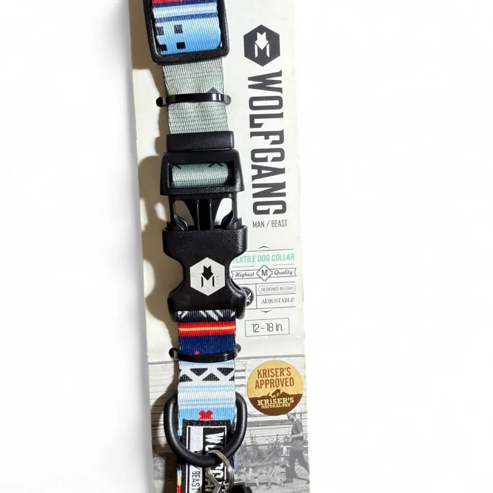 Wolfgang USA The True North dog collar NEW with tags 12 to 18 inch neck size